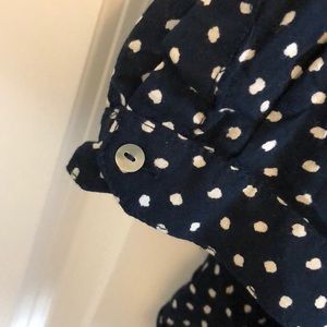 Zara polka dot top